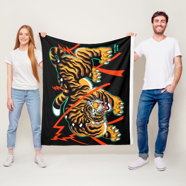 Tiger Blanket von Pliz Fleecedecke (Beispiel)