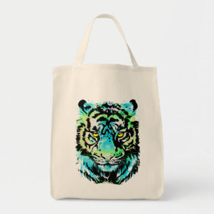 Tiger bleu - Sac fourre-tout de tigre