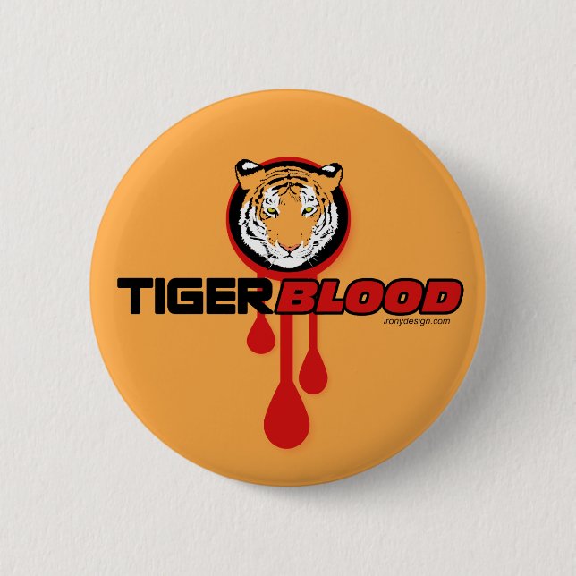 Tiger Blood Button (Vorderseite)