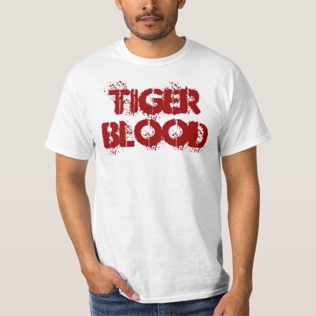 TIGER-BLUT T-Shirt (Vorderseite)