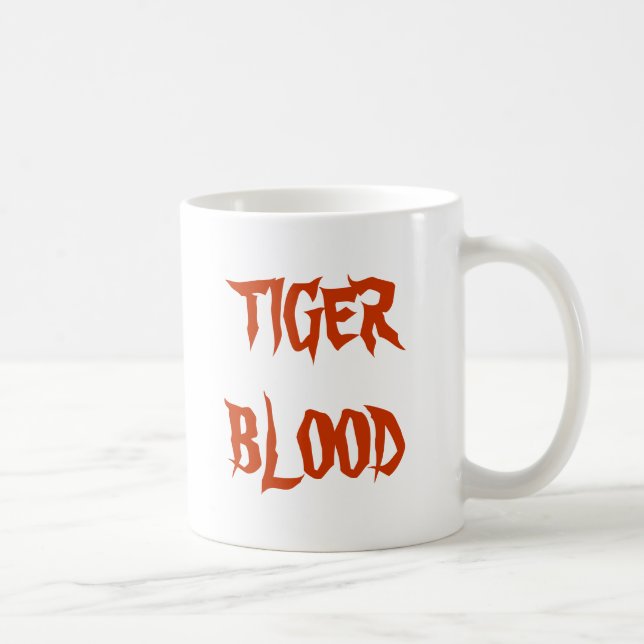 TIGER-BLUT-TASSE KAFFEETASSE (Rechts)