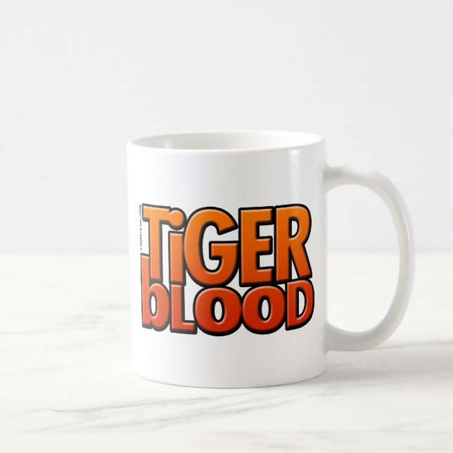Tiger-Blut-Zeitschrift Kaffeetasse (Rechts)