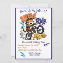 Tiger BMX Fahrrad Geburtstagsfeier für Jungen