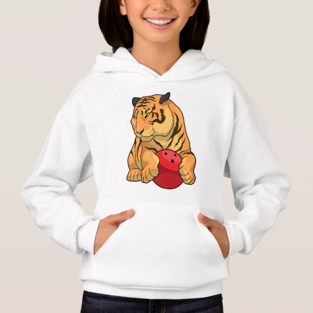 Tiger Bowling Bowling Hoodie (Vorderseite)