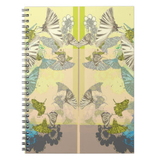Tiger Butterfly Spiral Photo Notebook Notizblock