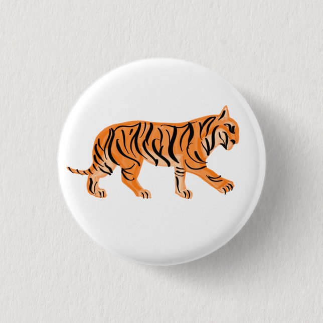 Tiger Button (Vorderseite)