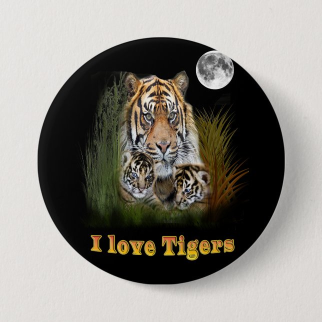 Tiger Button (Vorderseite)