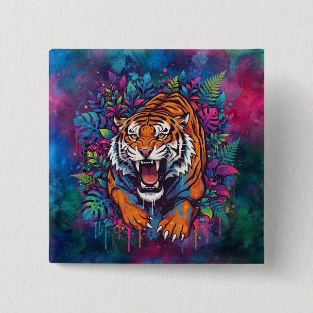 Tiger Button (Vorderseite)