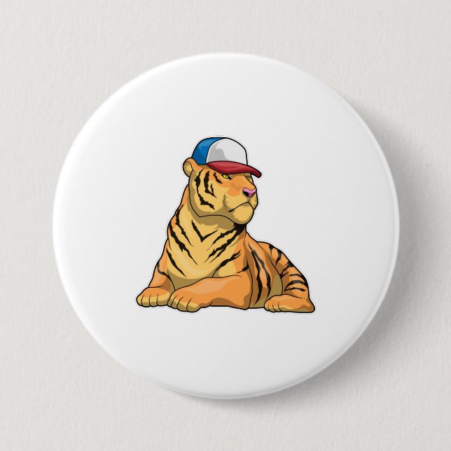 Tiger Cap Button (Vorderseite)
