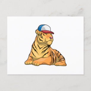 Tiger Cap Postkarte