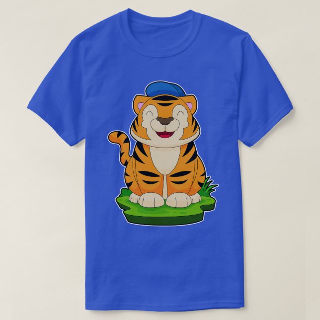 Tiger Cap T-Shirt (Design vorne)