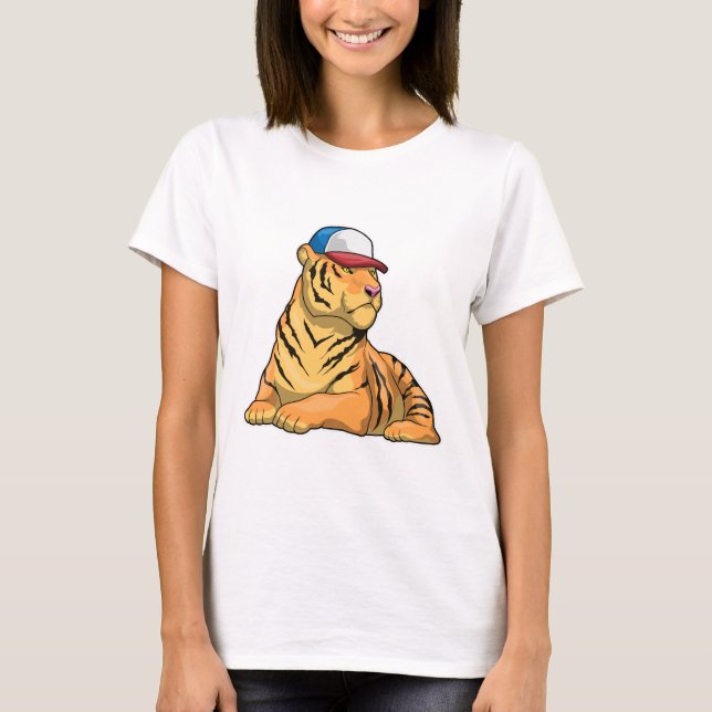 Tiger Cap T-Shirt (Vorderseite)