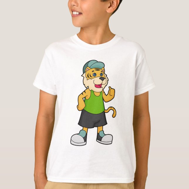 Tiger Cap T-Shirt (Vorderseite)