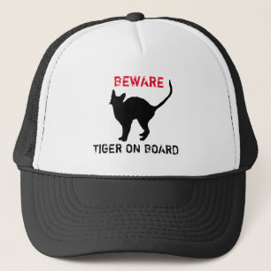 TIGER/Cat an Bord - Vorsicht - Trucker Hat Truckerkappe