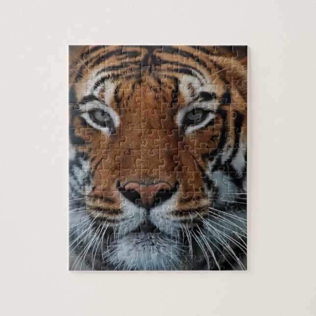Tiger Cat Stripes Jungle Mist Animal (Vertikal)