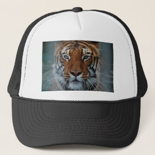 Tiger Cat Stripes Jungle Mist Animal Truckerkappe