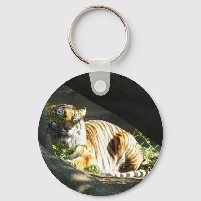 Tiger Catnap Schlüsselanhänger (Vorderseite)