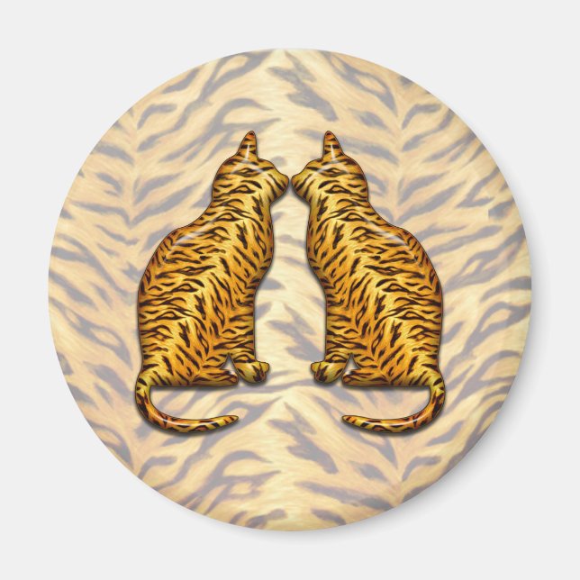 Tiger Cats Magnet (Vorne)