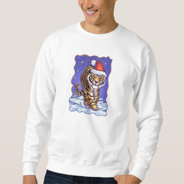 Tiger Christmas Sweatshirt (Vorderseite)