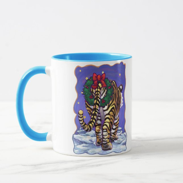 Tiger Christmas Tasse (Links)