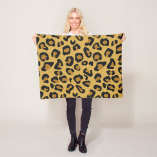 Tiger Color Pattern Animal Lover Fleecedecke