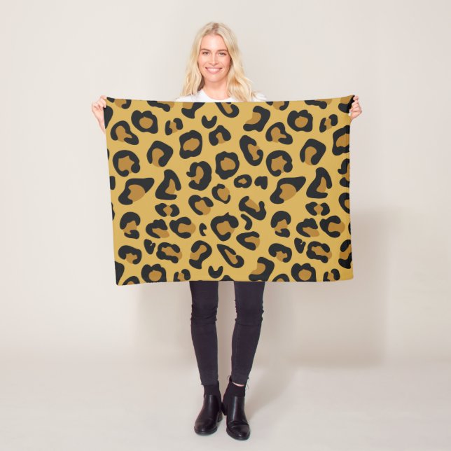 Tiger Color Pattern Animal Lover Fleecedecke (Beispiel)