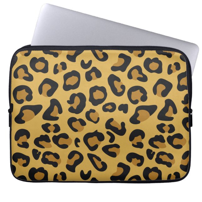 Tiger Color Pattern Animal Lover Laptopschutzhülle (Vorderseite)