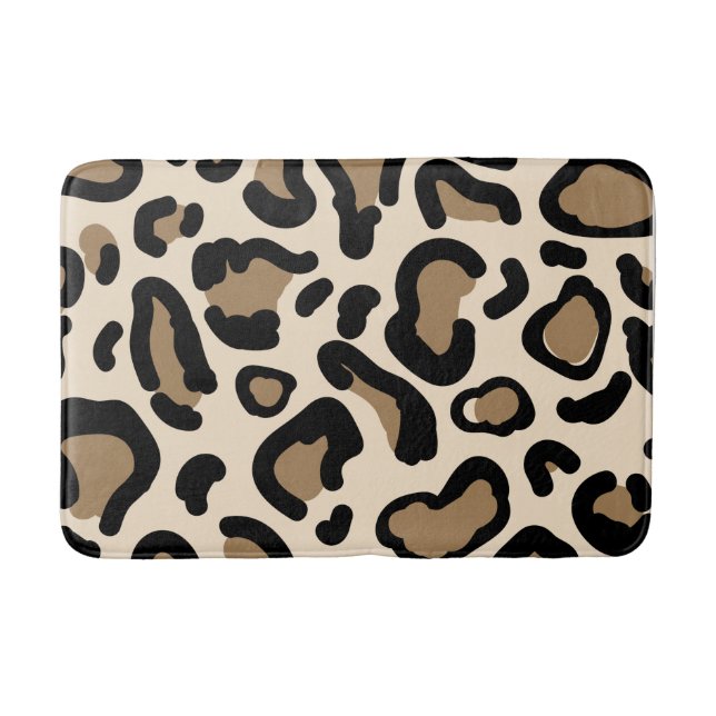 Tiger Color Pattern Tierfreunde Badematte (Vorderseite)