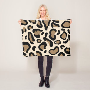 Tiger Color Pattern Tierfreunde Fleecedecke