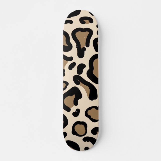 Tiger Color Pattern Tierfreunde Skateboard (Vorne)