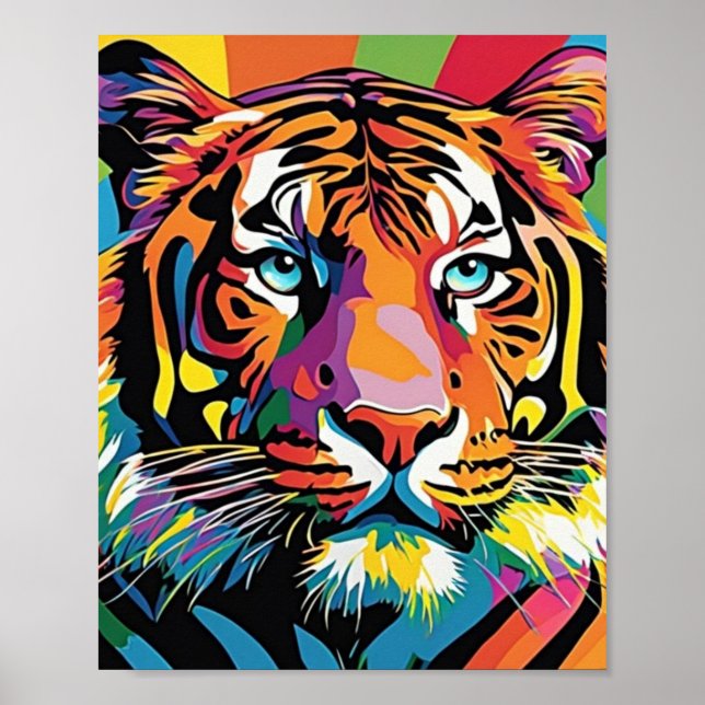 Tiger Color  Poster (Vorne)