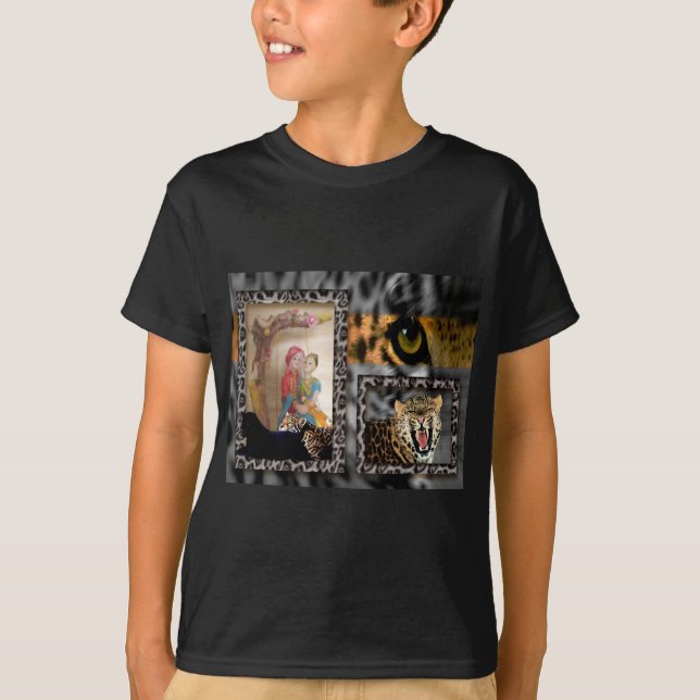 Tiger & Couple Art Print T-Shirt (Vorderseite)