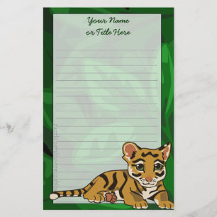 Tiger-CUB-Briefpapier Briefpapier