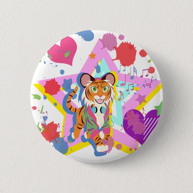 Tiger Cub Button (Vorderseite)