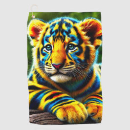 Tiger Cub Golfhandtuch