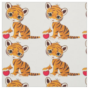 Tiger CUB mit Ball Stoff