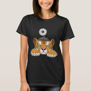 Tiger Daisy Blume T-Shirt