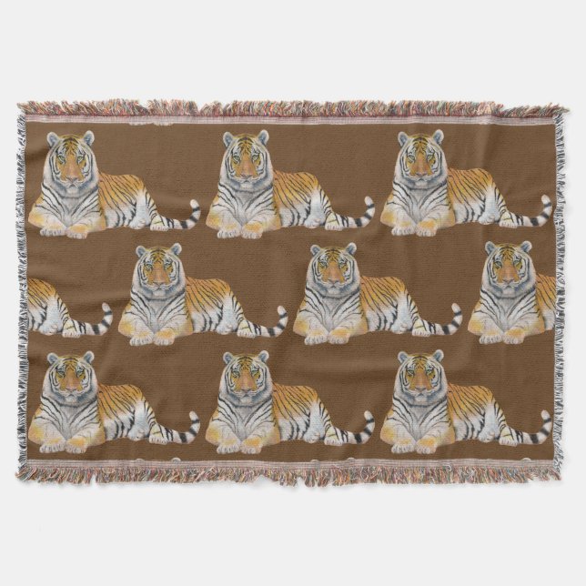 Tiger Decke (Vorderseite)