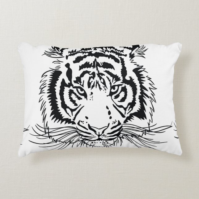 Tiger Dekokissen (Vorderseite)