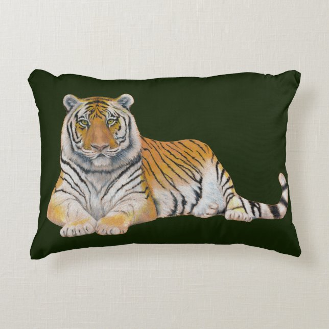 Tiger Dekokissen (Vorderseite)