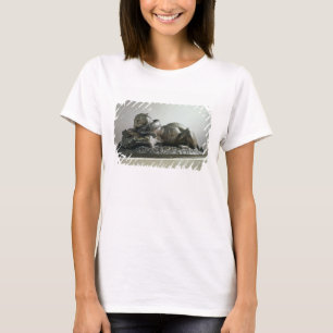 Tiger, der einen Alligator liebt, 1832 (Bronze) T-Shirt