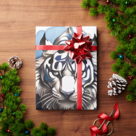 Tiger-Design Geschenkpapier