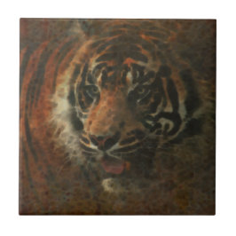 Tiger Digital Art Fliese