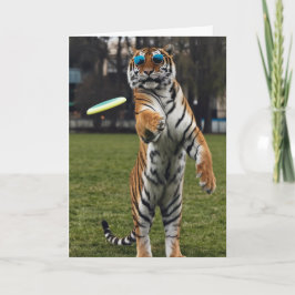 Tiger Disk Golf Card Karte