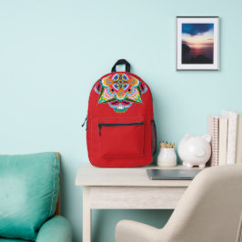 Tiger Dragon Mandala Multiprint Backpack Bedruckter Rucksack