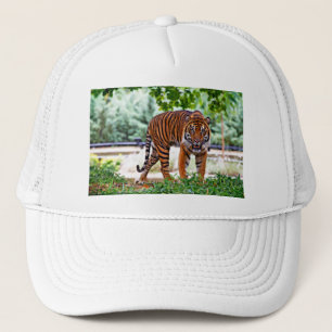 Tiger-Druck-Katzeneigentum personalisieren Jahrest Truckerkappe