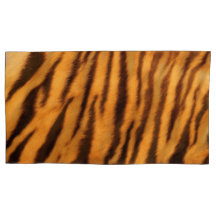 Tiger-Druck-Kissen-Hüllen Standard oder König