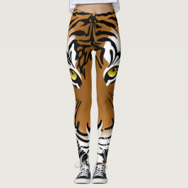 Tiger-Druck-Leggings Leggings