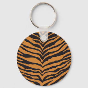 Tiger-Druck Schlüsselanhänger