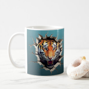 Tiger-Dschungel-Ausbruch Kaffeetasse